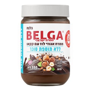 בלגה ממרח קקאו ואגוזי לוז 350 גר' ללתס