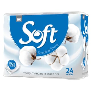 סנו סופט 24 גלילים
