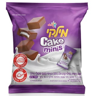 מילקי קייק מיניס 144 גרם