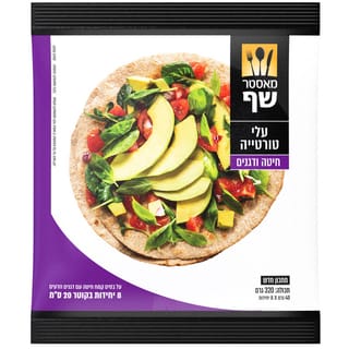 מאסטר שף עלי טורטיה 5 דגנים 320 גר