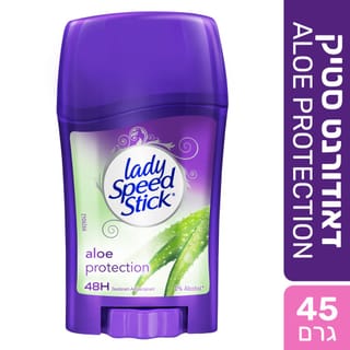ליידי ספיד סטיק אלוורה סטיק 45 גרם (Aloe
