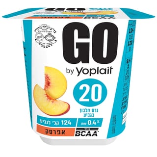 יופלה GO אפרסק0.7% 200ג
