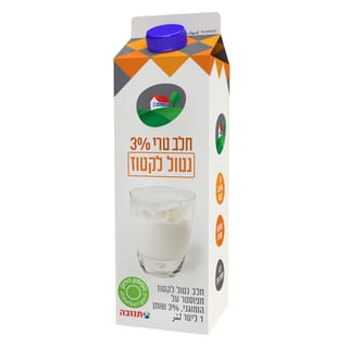 תנובה חלב נטול3%