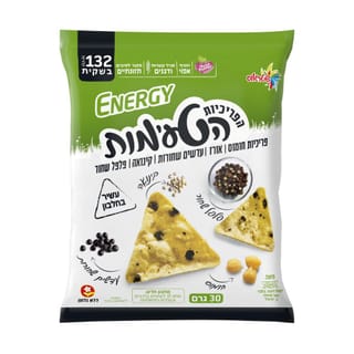 פריכיות משולשות פלפל שחור 30 גר'