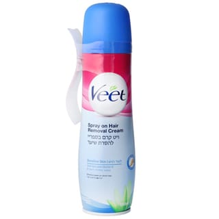 VEET קרם ספריי להסרת שיער לעור רגיש 150 מ"ל