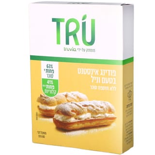 טרו פודינג אינסטנט בטעם וניל ללא תוספת סוכר 80 גרם