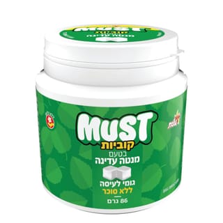 מסטיק בטעם מנטה עדינה 86 גר