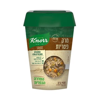 קנור מרק פטריות רכיבים טבעיים 400 גרם