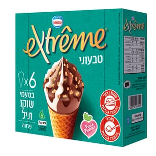 אקסטרים שוקו וניל פרווה 6 יח'