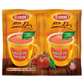 אסם זוג מרק נמס עגבניות 30 גרם * 2 שקיות