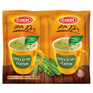 אסם זוג מרק נמס אפונה 26 גרם * 2 שקיות