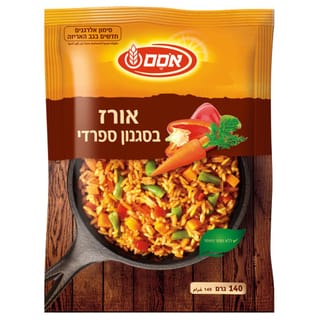אסם אורז ספרדי 6*140ג