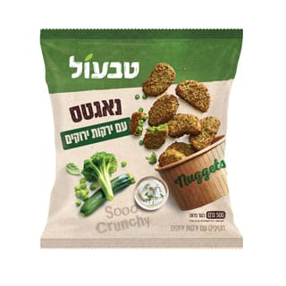 טבעול נאגטס ירקות ירוקים 500 גרם