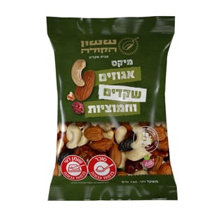 מיקס אגוזים וחמוציות שקית 150 גרם