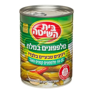 מלפפון במלח 18-25 320 גרם בית השיטה