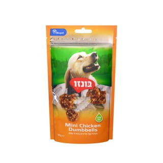 חטיפי עוף פריכים בצורת עצם 85 גרם