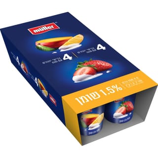 סימפלי תות ומנגו 1.5%