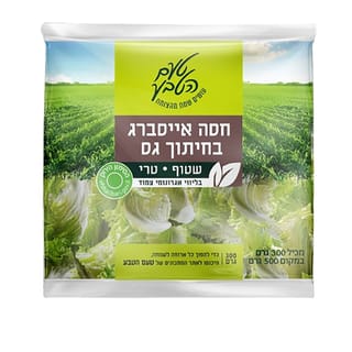 חסה אייסברג חיתוך גס 300 שטראוס טעם הטבע
