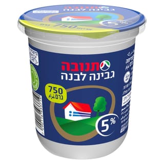 גבינה לבנה 5% 750ג עדח