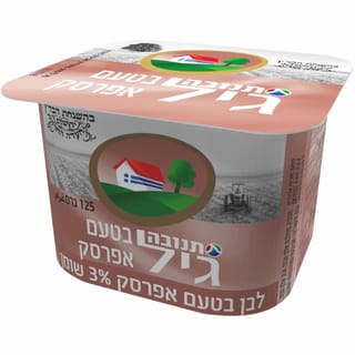 גיל תנובה אפרסק3% 125ג