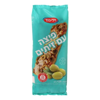 פיצה עם זיתים 125 גרם