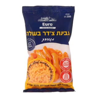 גבינת צ'דר מגורדת, 200 גרם