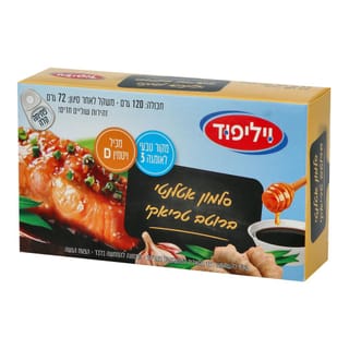 סלמון אטלנטי ברוטב טריאקי 120 גרם