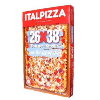 פיצה עם טונה ובצל אדום 575 גרם ITALPIZZA