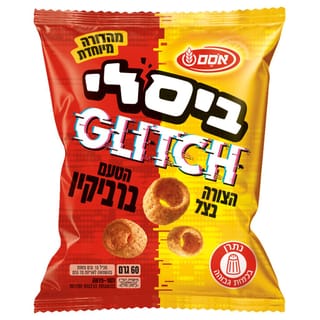 ביסלי גליץ' בטעם ברביקיו 60 גרם