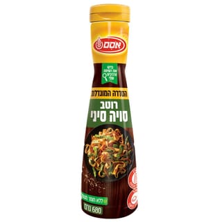 רוטב בסגנון סויה סיני 600 מ"ל אסם