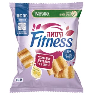 פיטנס ח.קינואה בטע.מלח ים ושמן זית 25 גרם