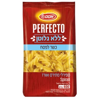 פרפקטו פסטה ספירלי ללא גלוטן 400 גרם