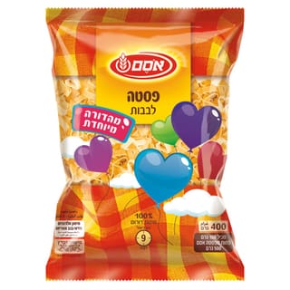 פסטה לבבות אסם 400 ג