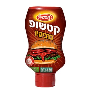 אסם קטשופ ברביקיו אמריקאי 430 גרם