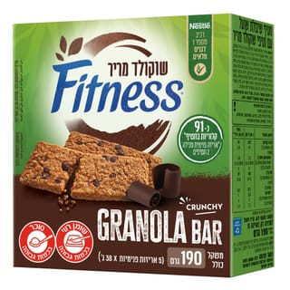 פיטנס בר גרנולה שוקולד 12 5*38 גרם