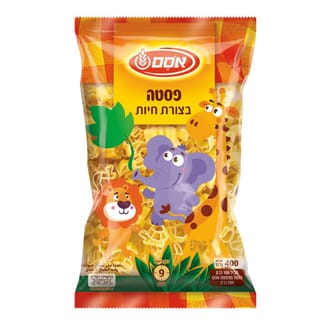 אסם פסטה גן חיות 400 גרם