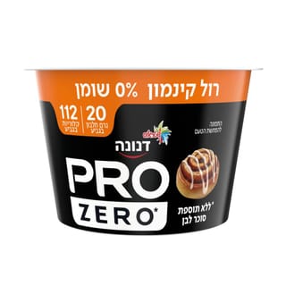 דנונה פרו 20 גר' ללא סוכר רול קינמון
