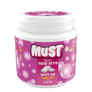 מסטיק בטעם פירות מנטה לל"ס