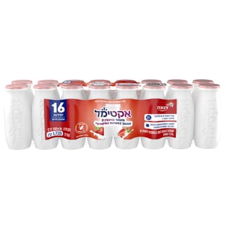 אקטימל בטעם תות מארז 16 יח'