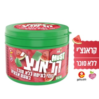 MUST קראנצ' בטעם אבטיח 58גר