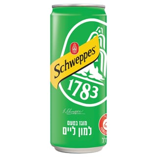 פחית שוופס מוגז למון ליים 330 מ"ל