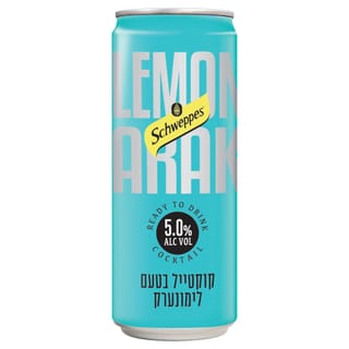שוופס קוקטייל בטעם לימונערק פחית 330 מ"ל