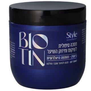 מסכה טיפולית לשיקום וחיזוק השיער