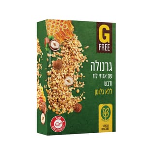 גרנולה עם אגוזי לוז