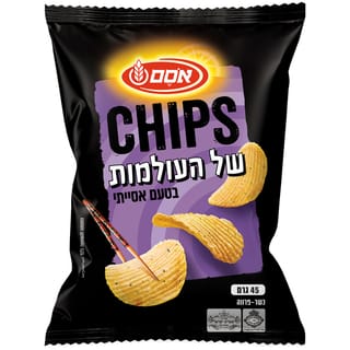 אסם צ'יפס גלי אסייתי 45 גרם