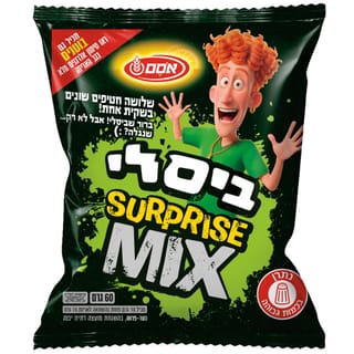 ביסלי מיקס בהפתעה ירוק 60 גרם