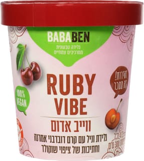 וויב אדום גלטו באבאבן 473 מ"ל