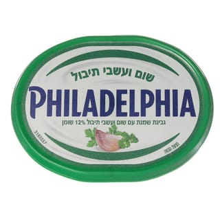 גבינת שמנת עם שום ועשבי תיבול 12% שומן