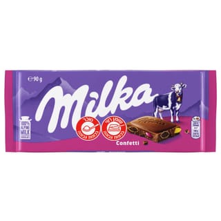 מילקה שוקולד חלב עם עדשים 90 גרם