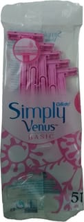 VENUS SIMPLY בייסיק סכיני גילוח חד פעמי 5 יחידות
